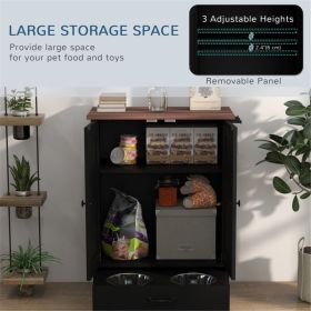 Dog Food Storage Cabinet-Black  Prohibited by WalMart