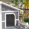 Dog House- Gray, White (Swiship-Ship)Prohibited by WalMart