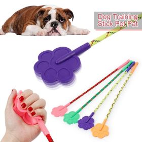 Lightweight Rubber Training Lovely Pet Pat Dog Toy Stick Correct Bad Habits Dogs Whip Trainer Punishment Device Dogs Accessories (Color: purple)