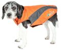 Helios Octane Softshell Neoprene Satin Reflective Dog Jacket w/ Blackshark technology