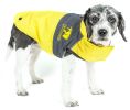 Touchdog Lightening-Shield Waterproof 2-in-1 Convertible Dog Jacket w/ Blackshark technology