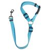 Solid Color 2 In 1 Pet Car Seat Belt Nylon Lead Leash Backseat Safety Belt Adjustable For Dog & Cat