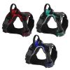 Light Up Dog Harness Rechargeable LED Dog Harness No Pull Lighted Dog Vest with Handle for Small/Medium/Large Dogs